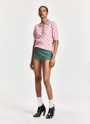 Krab Lurex Dotted Polo