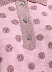 Krab Lurex Dotted Polo