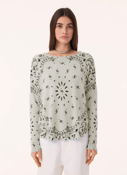 Mela Cashmere Banadana Sweater