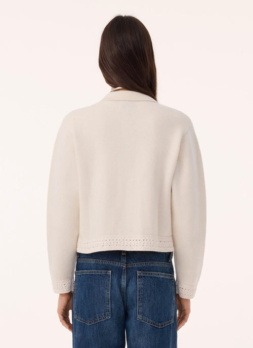 Xenia Crochet Pocket Cardigan