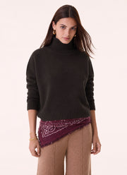 Tila Cashmere Mockneck Sweater