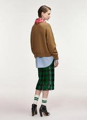 Kurtis embellished  Scarf Pullover
