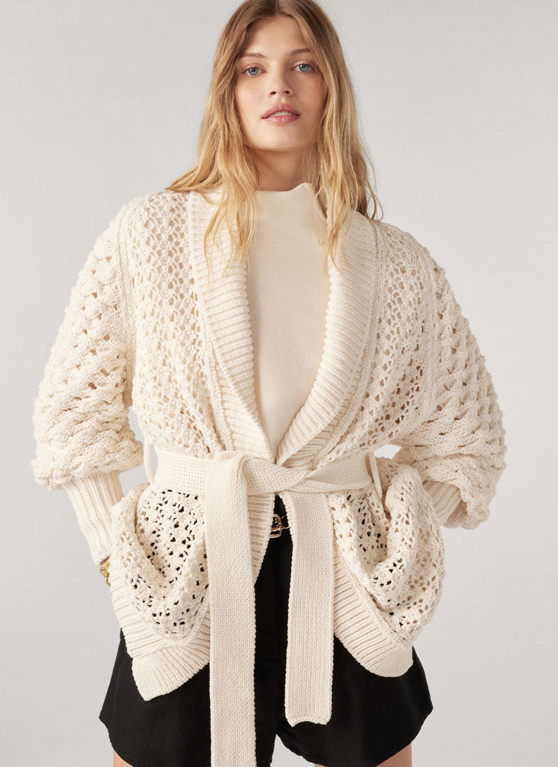 ba&sh Kyr Wool Cardigan