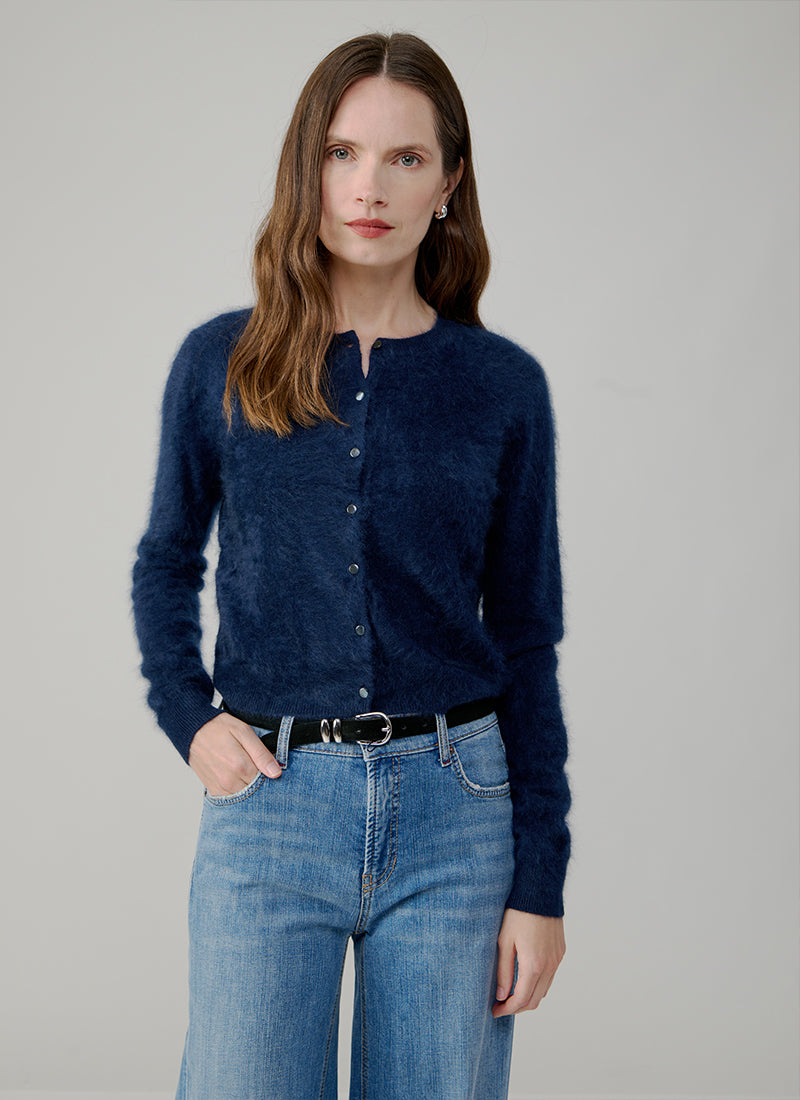  Long Sleeve Brushed Baby Cardigan by Autumn Cashmere at Andrews 