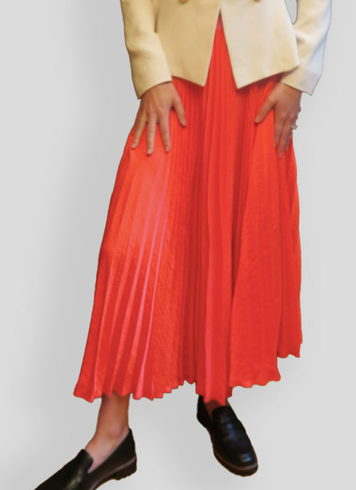 LOYD/FORD Satin Midi Skirt