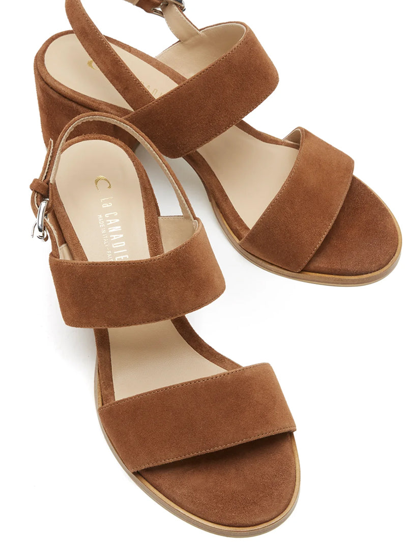 La Canadienne Flemming Suede Heeled Sandal