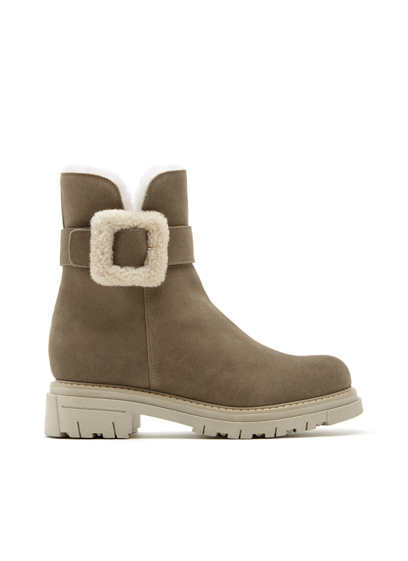 La Canadienne Doug Buckle Shearling Boot