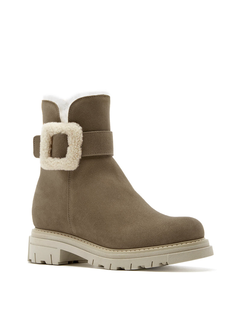 La Canadienne Doug Buckle Shearling Boot