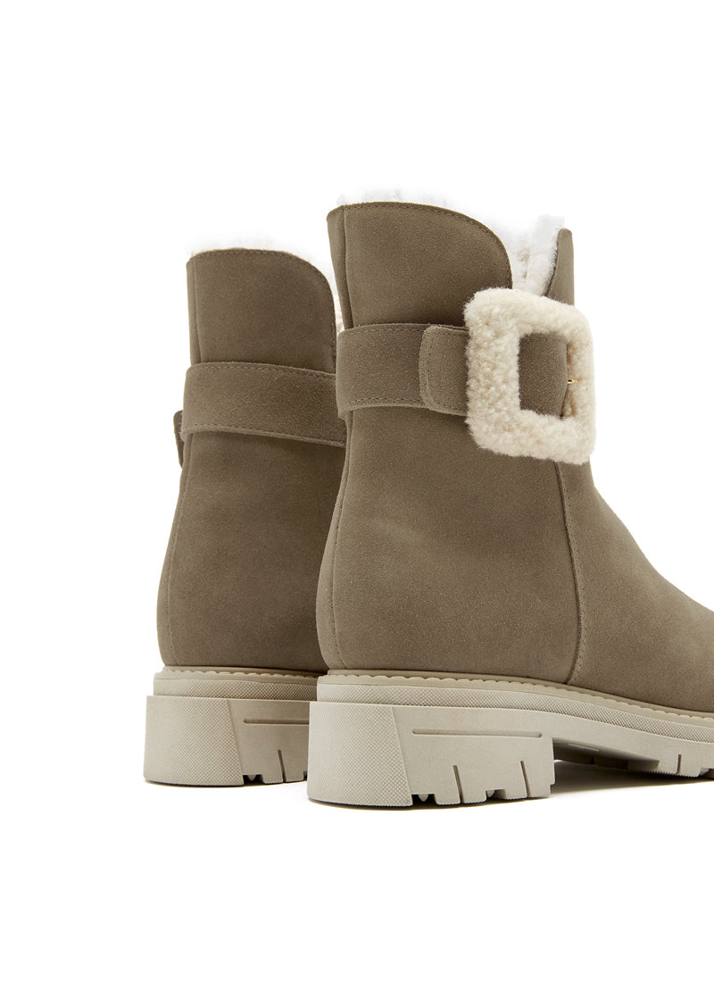 La Canadienne Doug Buckle Shearling Boot