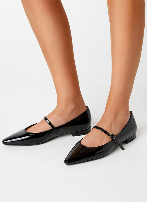La Canadienne Fritz Mary Jane Ballet Flat
