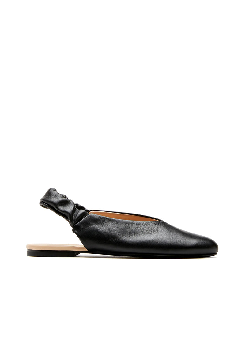 The Glenn Leather Slingback Flat by La Canadienne