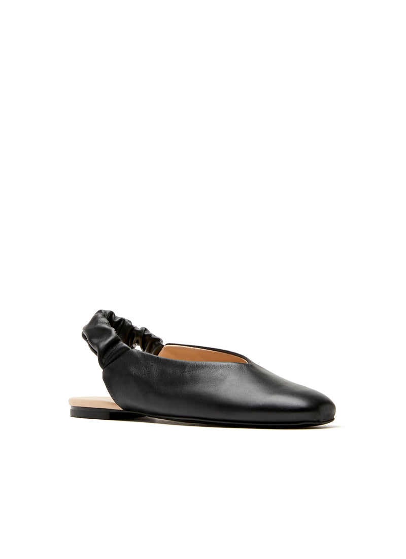 The Glenn Leather Slingback Flat by La Canadienne