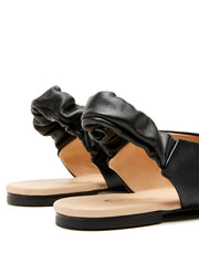 The Glenn Leather Slingback Flat by La Canadienne