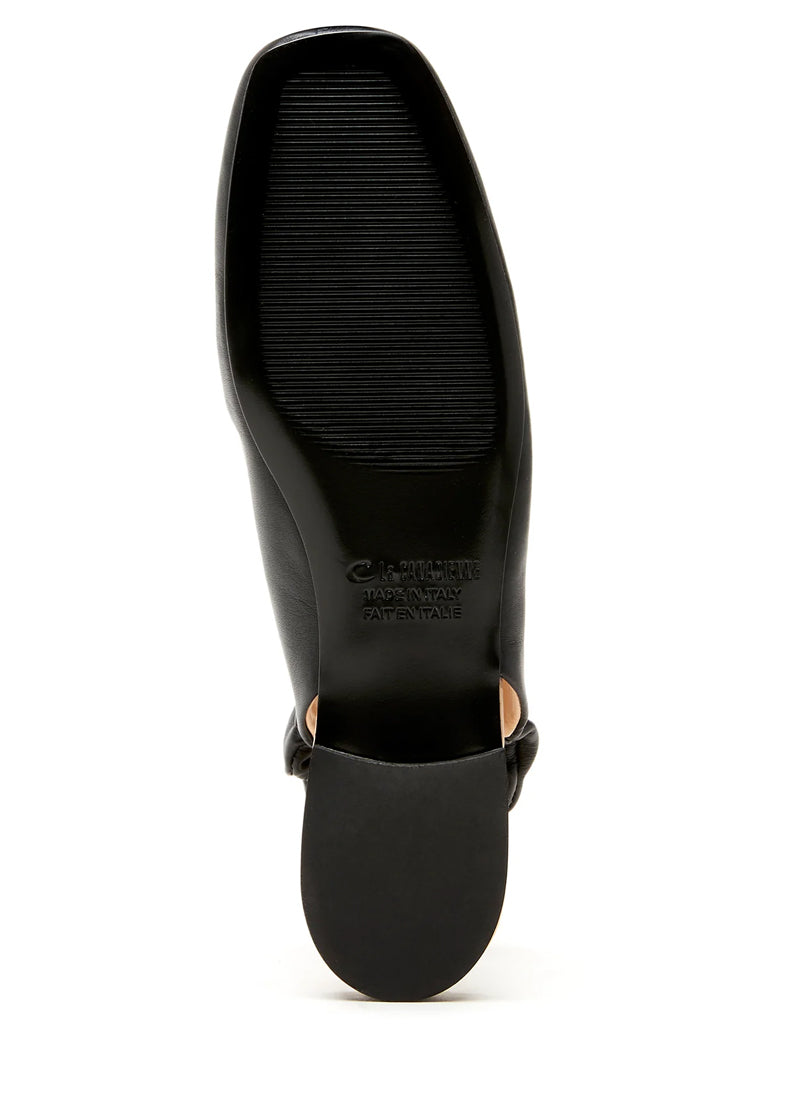 The Glenn Leather Slingback Flat by La Canadienne