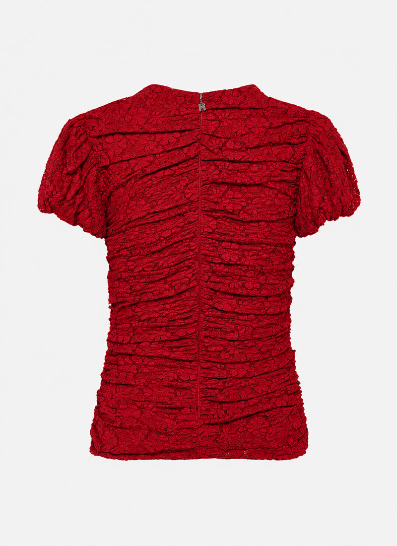  Lace Ruched Top by ROTATE at Andrews 