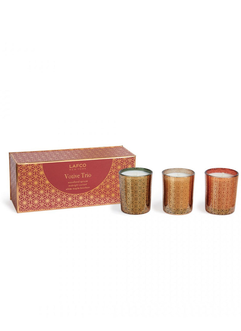 LAFCO Holiday Votive Candle Trio