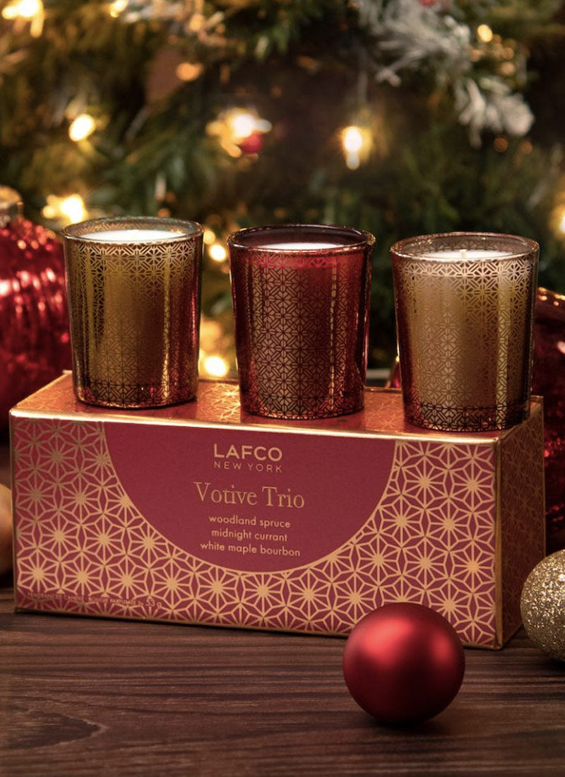 LAFCO Holiday Votive Candle Trio