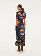 Lara Lace Puff Sleeve Maxi Dress