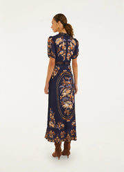 Lara Lace Puff Sleeve Maxi Dress