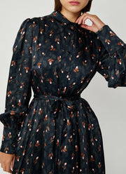 Leaf Print Mini Shirt Dress by Lavi at Andrews