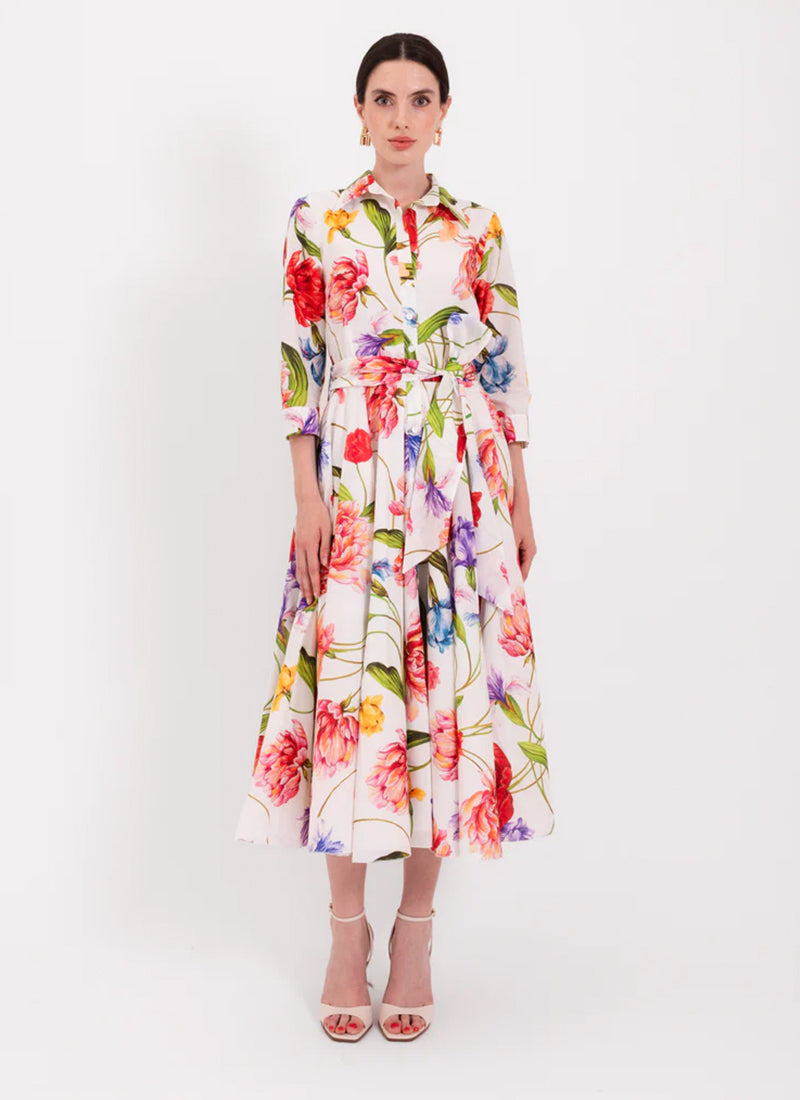 Lavi Spritz Midi Dress