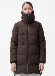 Lavia Tech Wool Rib Neck Down Jacket