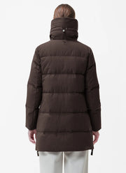 Lavia Tech Wool Rib Neck Down Jacket