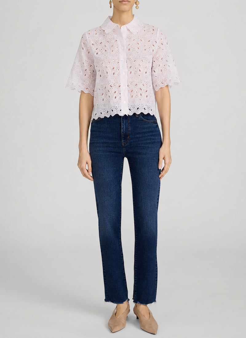 Le Sleek Straight Leg Jeans