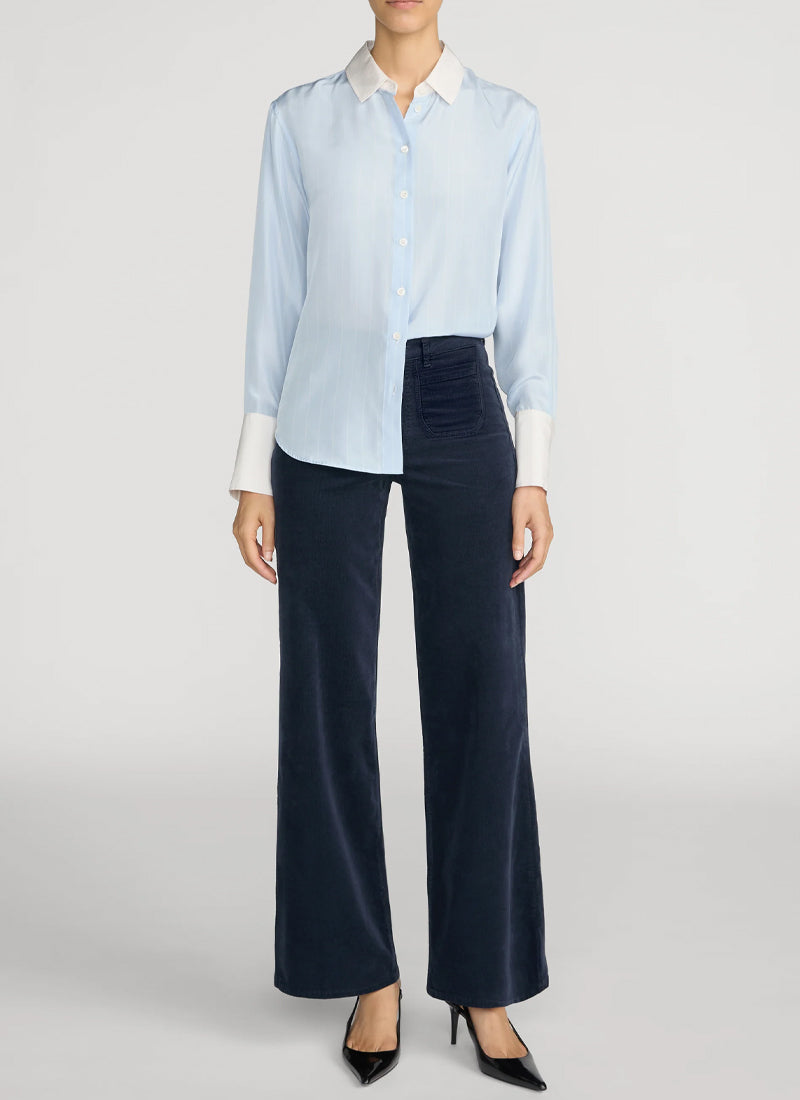Le Slim Palazzo Modernist Pocket Corduroy Jeans