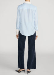 Le Slim Palazzo Modernist Pocket Corduroy Jeans