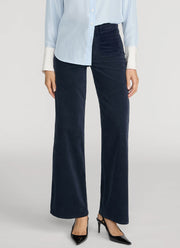 Le Slim Palazzo Modernist Pocket Corduroy Jeans