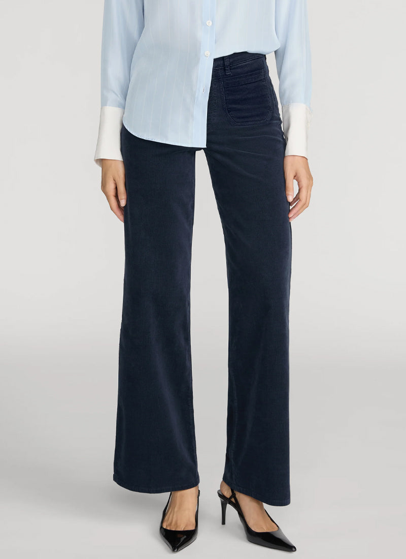 Le Slim Palazzo Modernist Pocket Corduroy Jeans