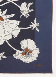 LIBERTY LONDON Fragile Blooms Silk Scarf