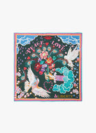 LIBERTY LONDON Peace Love Liberty Silk Scarf