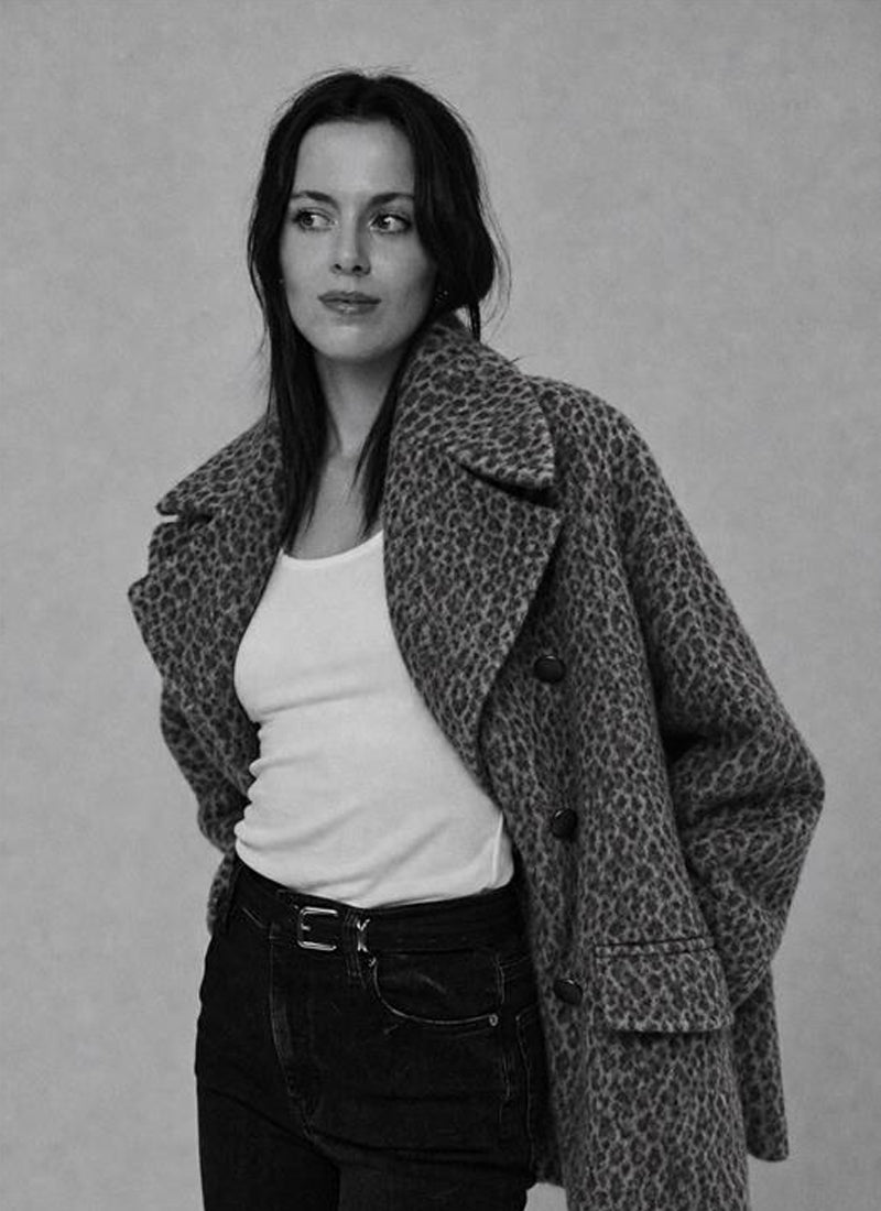 Lillian Cheetah Peacoat