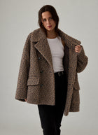 Lillian Cheetah Peacoat