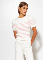 Line Rowen Stripe Short Sleeve Sweater