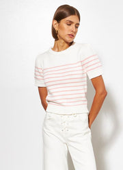 Line Rowen Stripe Short Sleeve Sweater