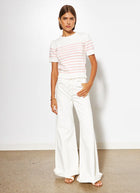 Line Rowen Stripe Short Sleeve Sweater