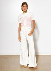Line Rowen Stripe Short Sleeve Sweater