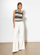Scottie Stripe Knit Tank Top by Line