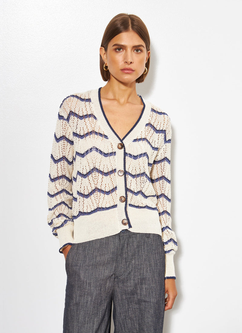 Willow Zig Zag Cardigan by Line