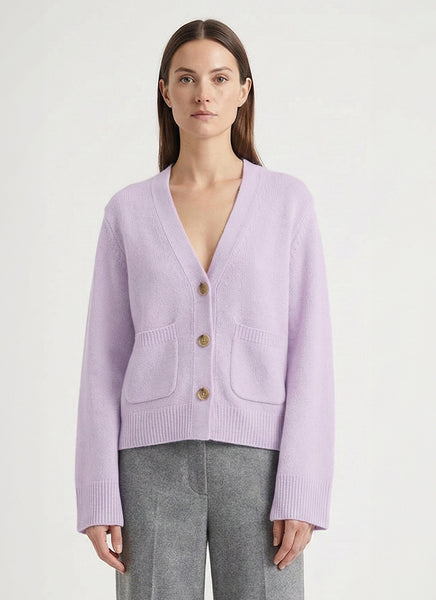 トップス Her lip to Lilas Ribbon Knit Cardigan Her lip to - herlipto Lilas Ribbon Knit Cardigan Sの通販 by
