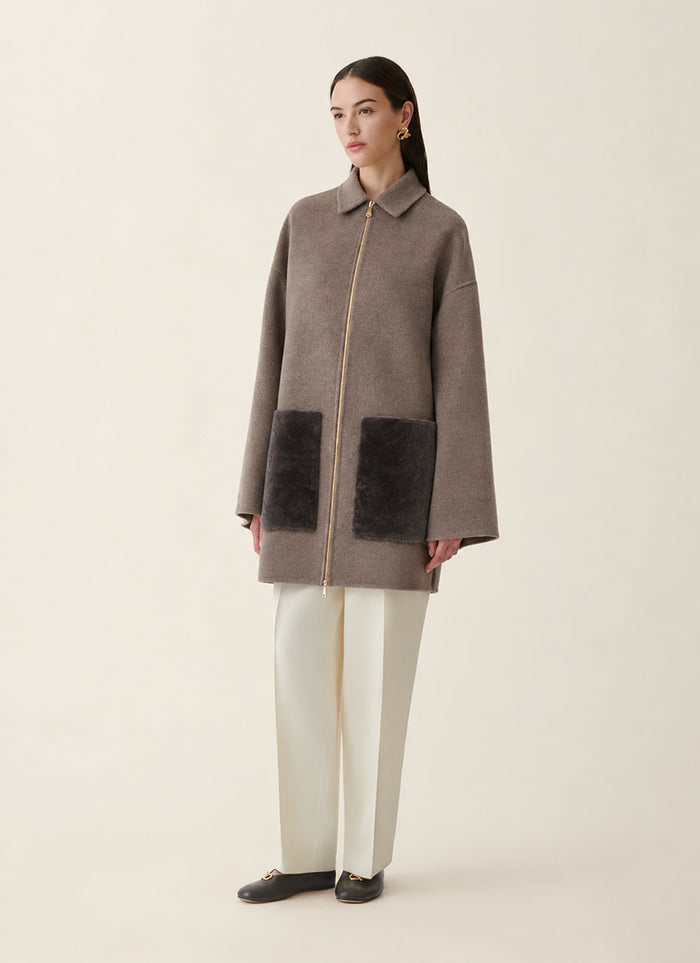 Fabiana Filippi Long Patch Pocket Jacket