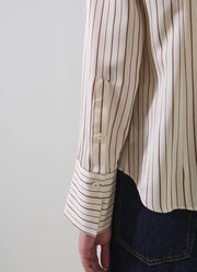 Patrick Assaraf Long Sleeve Silk Relaxed Shirt