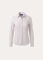 Patrick Assaraf Long Sleeve Silk Relaxed Shirt