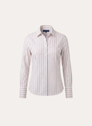 Patrick Assaraf Long Sleeve Silk Relaxed Shirt