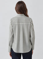 Long Sleeve Silk Relaxed Shirt