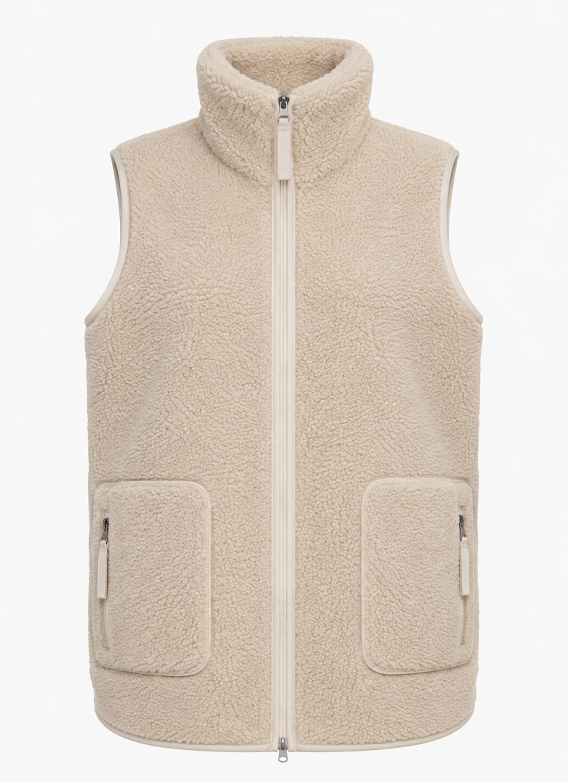 Long Soft Pile Vest