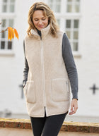 Long Soft Pile Vest